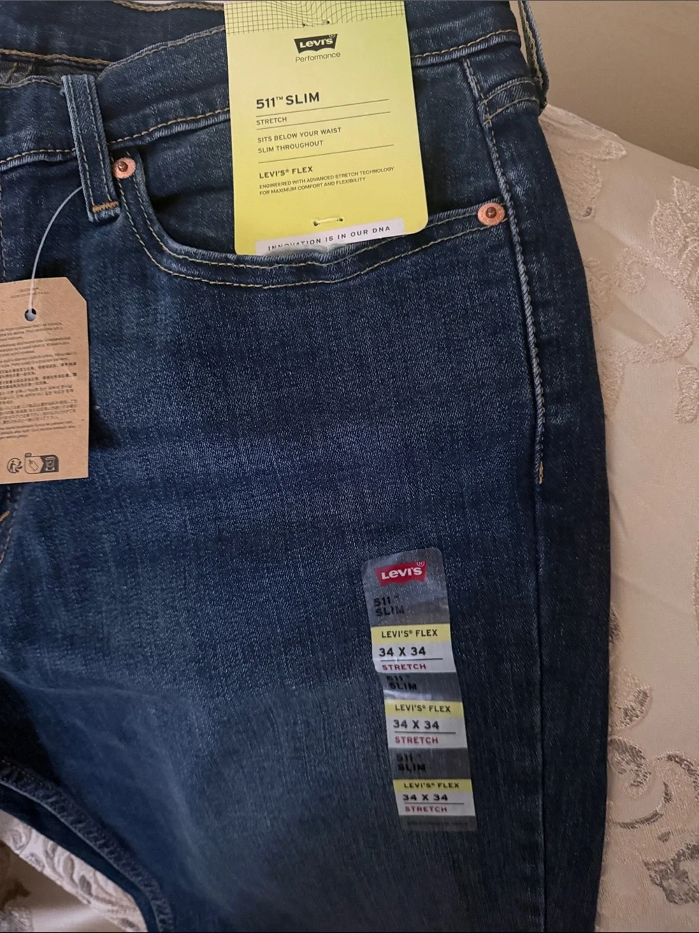 Levi's 511 Slim Dark Blue Stretch Jeans